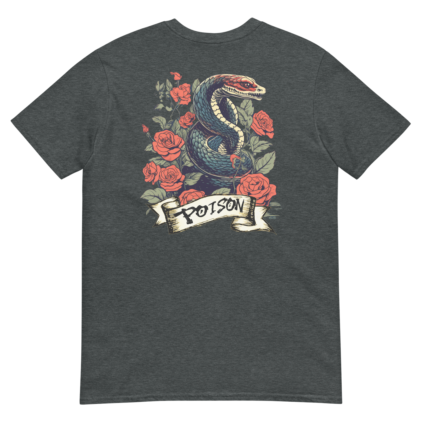 Poison Graphic T-Shirt, Premium Graphic Tees, Cool Design T Shirts, Streetwear Casual Summer Tops T-Shirt Unisex