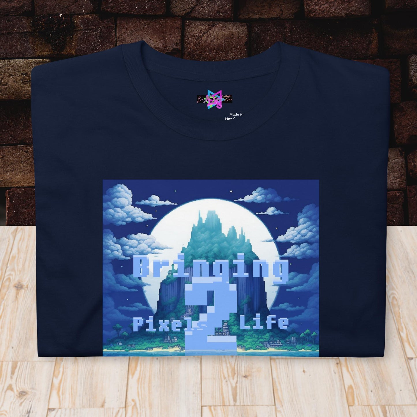 Bringing Pixel 2 Life Unisex Basic Softstyle T-Shirt, Graphic T-Shirt, Premium Graphic Tees, Cool Design T Shirts, Streetwear Casual Summer Tops T-Shirt Unisex