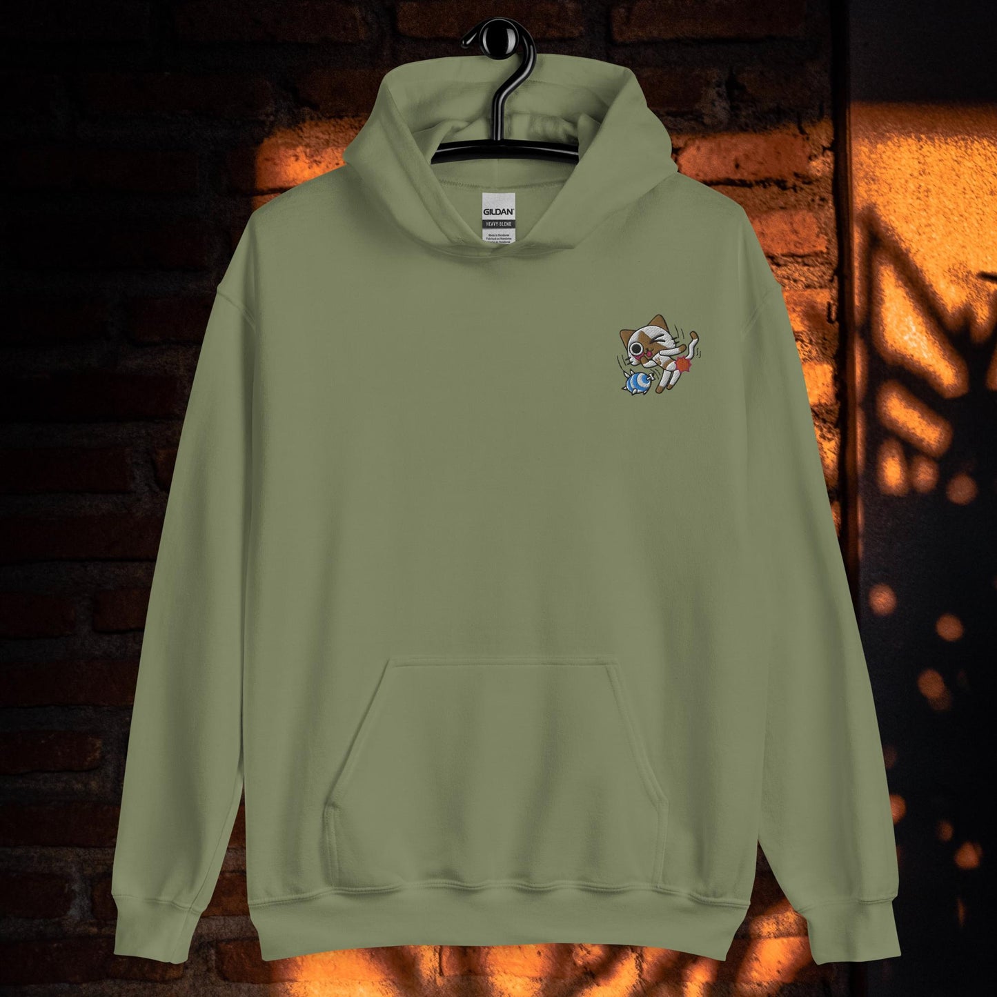 Naughty Palico Unisex Hoodie, Casual Adult Hoodies Sweatshirt for Men Women, Comfortable Fabric, Pullover with Pockets Unisex