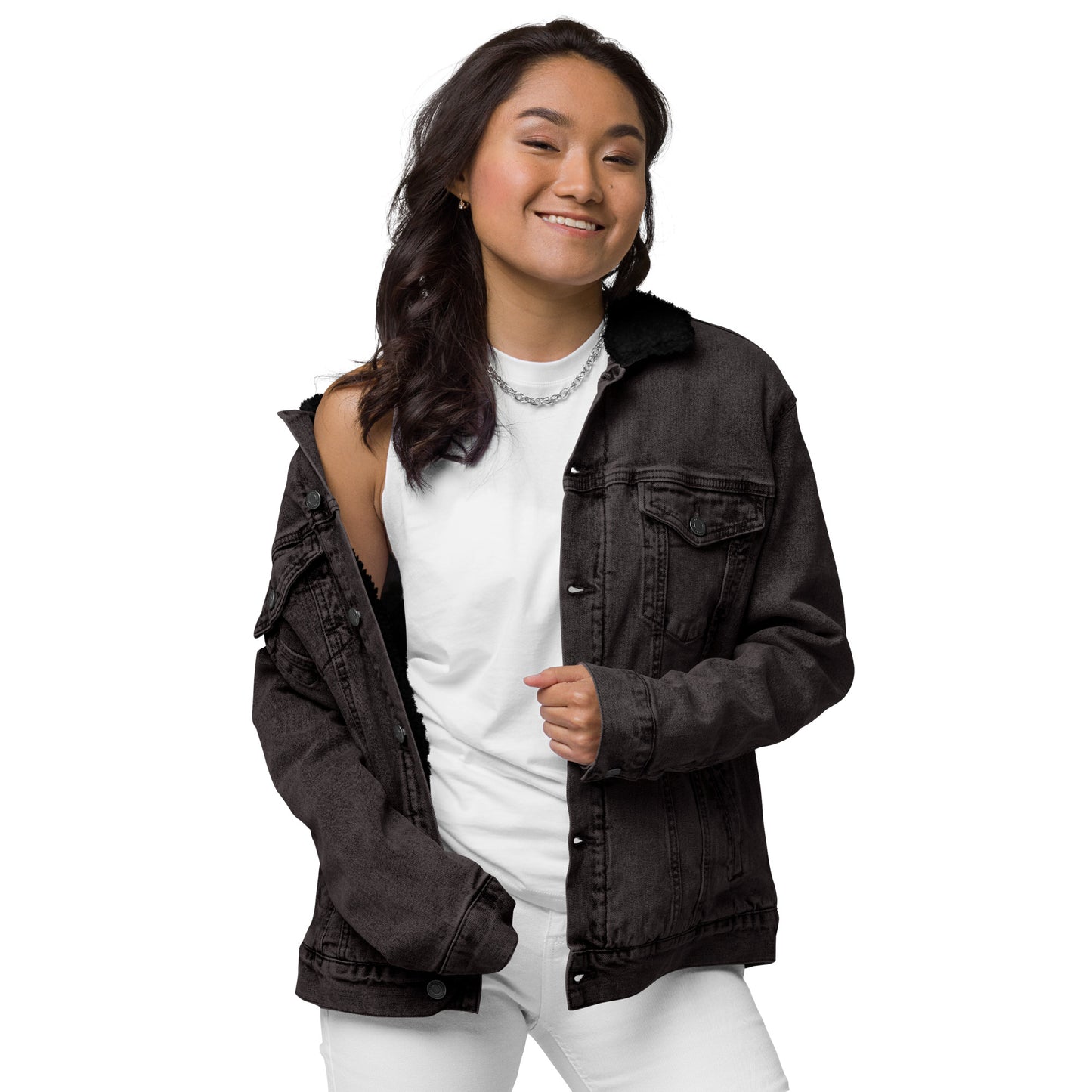 Last Sonatta Unisex denim sherpa jacket