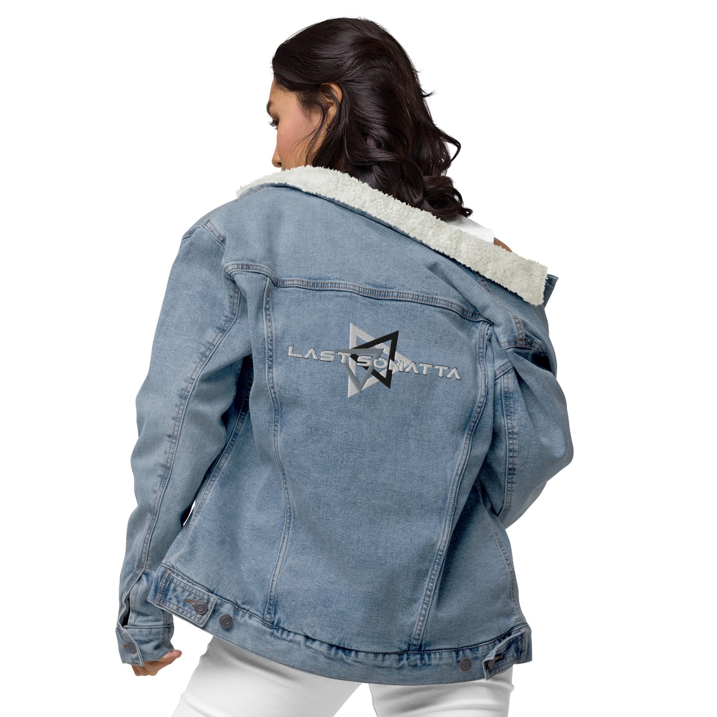 Last Sonatta Unisex denim sherpa jacket