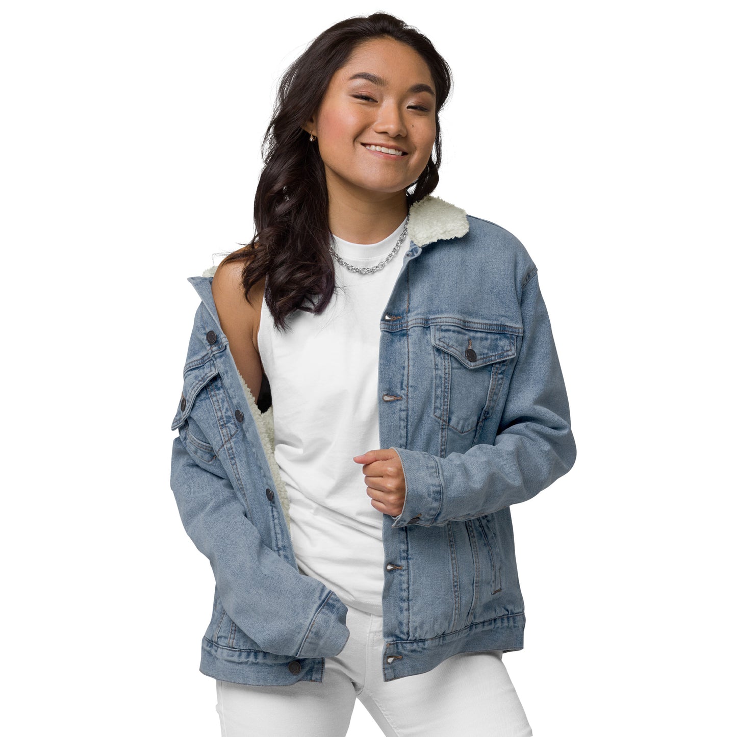 Last Sonatta Unisex denim sherpa jacket