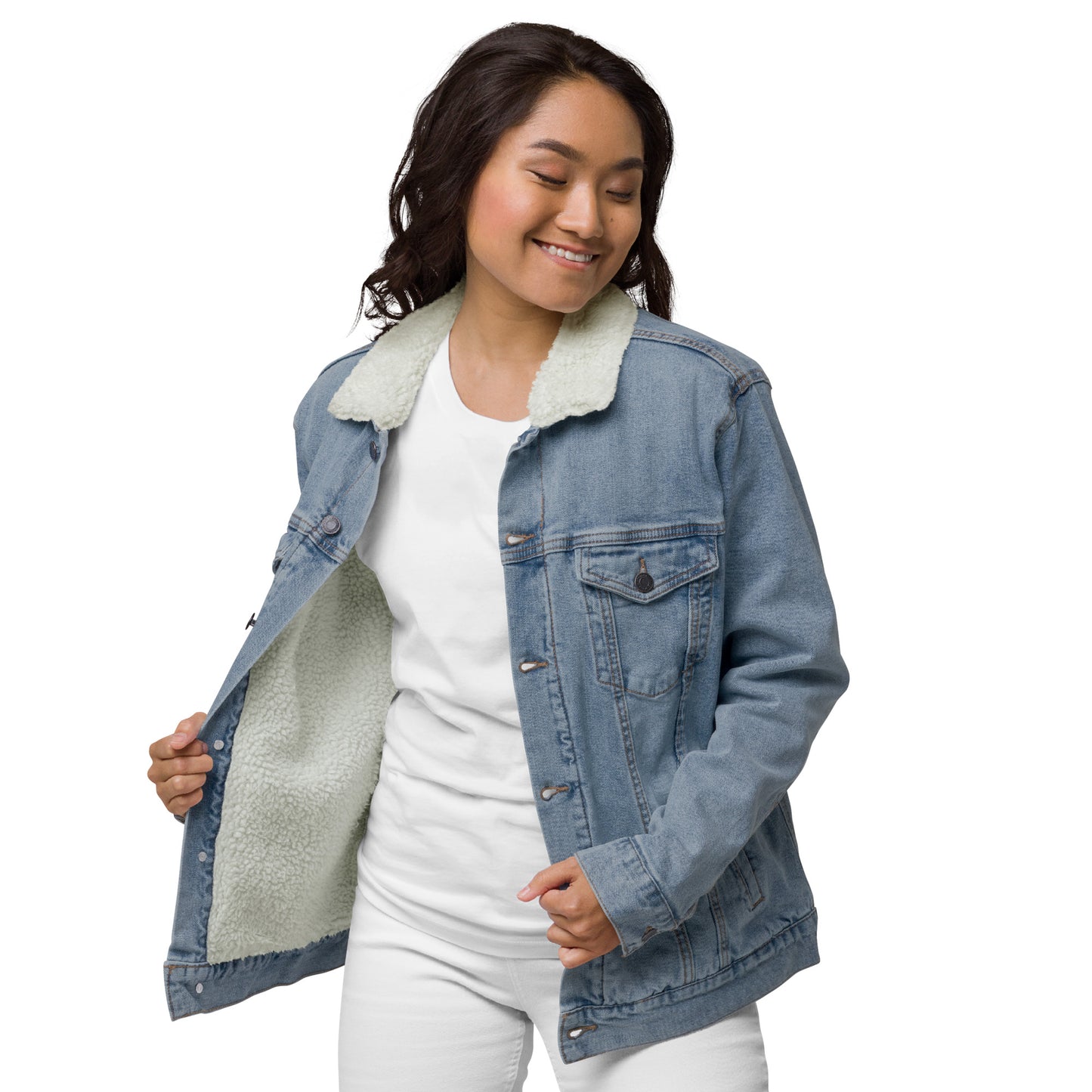 Last Sonatta Unisex denim sherpa jacket