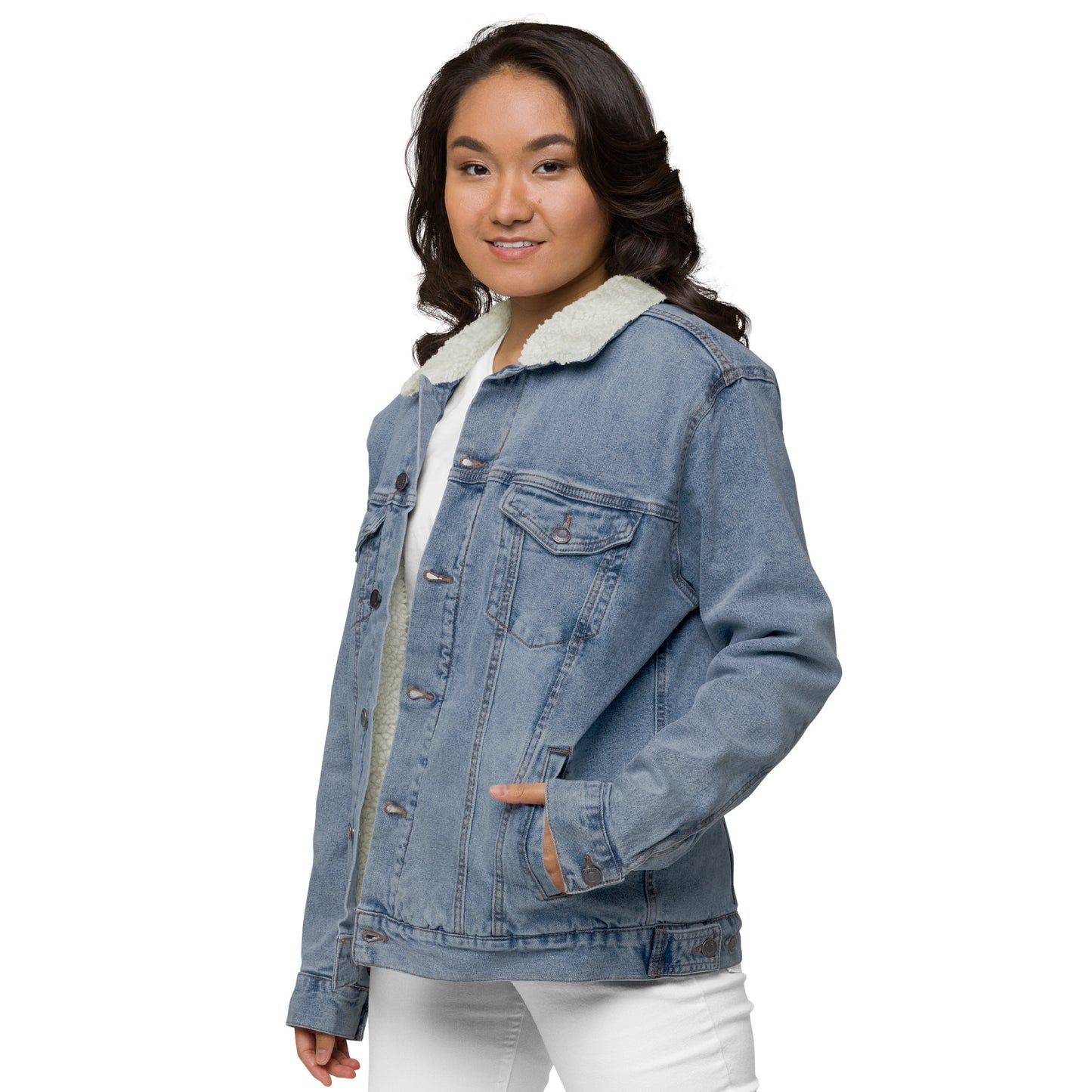 Last Sonatta Unisex denim sherpa jacket