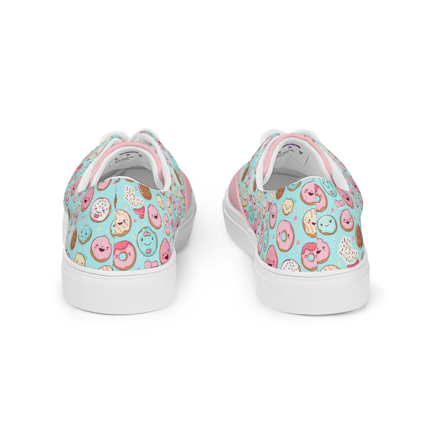 Donitas Women's Lace-Up Canvas Shoes, lassic Low-Top Lace-up Style in Durable Double-Stitched Canvas, Casual Low Top Sneakers Fashion Womens Tennis Shoes for Everyday Wear