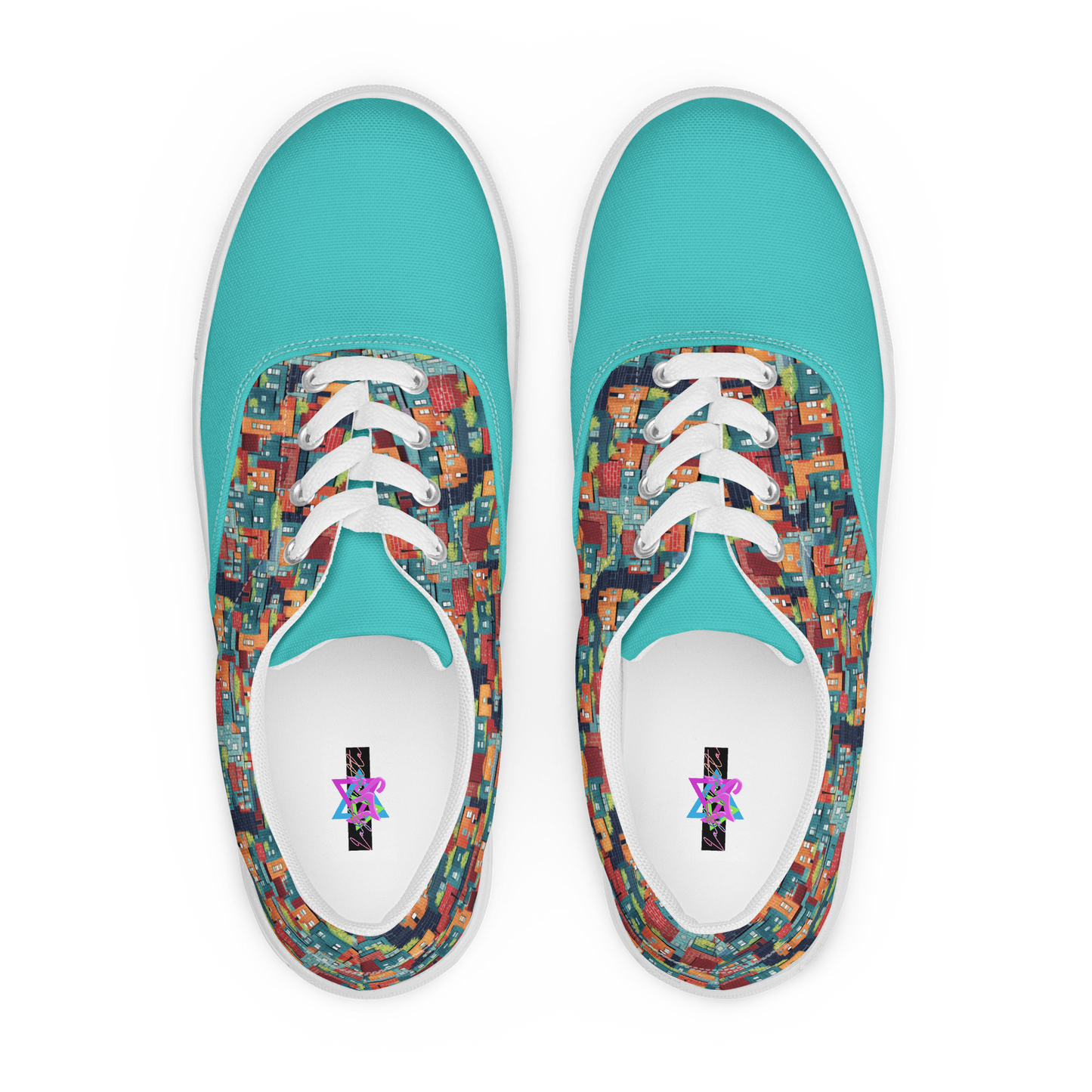 Yauco Women's Lace-Up Canvas Shoes, lassic Low-Top Lace-up Style in Durable Double-Stitched Canvas