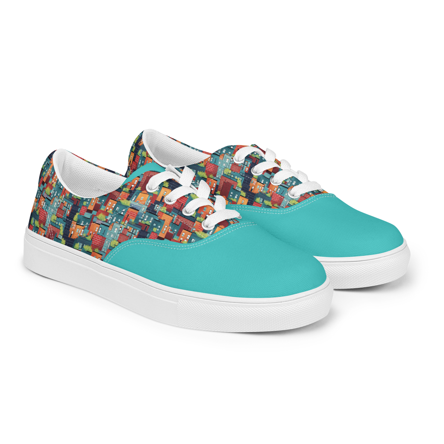 Yauco Women's Lace-Up Canvas Shoes, lassic Low-Top Lace-up Style in Durable Double-Stitched Canvas