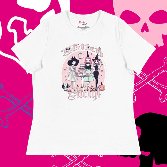 Witches Party Women's Relaxed T-Shirt, Graphic T-Shirt, Premium Graphic Tees, Cool Design T Shirts,  Streetwear Casual Summer Tops T-Shirt Unisex