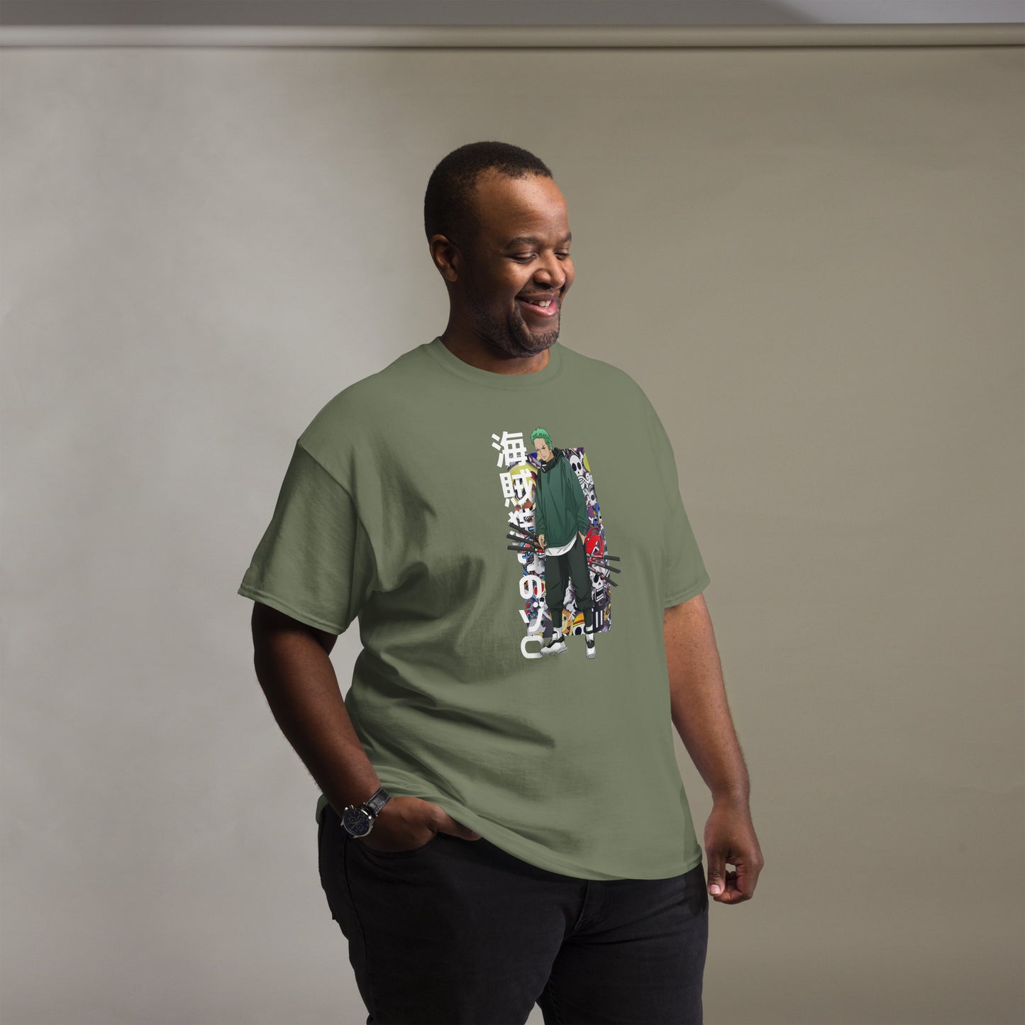 Zoro Graphic T-Shirt, Premium Graphic Tees, Cool Design T Shirts, Streetwear Casual Summer Tops T-Shirt Unisex