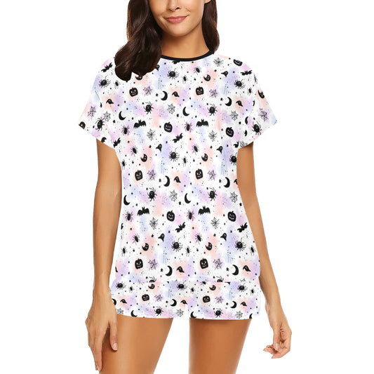Sweet and Spooky Women's Short Pajama Set