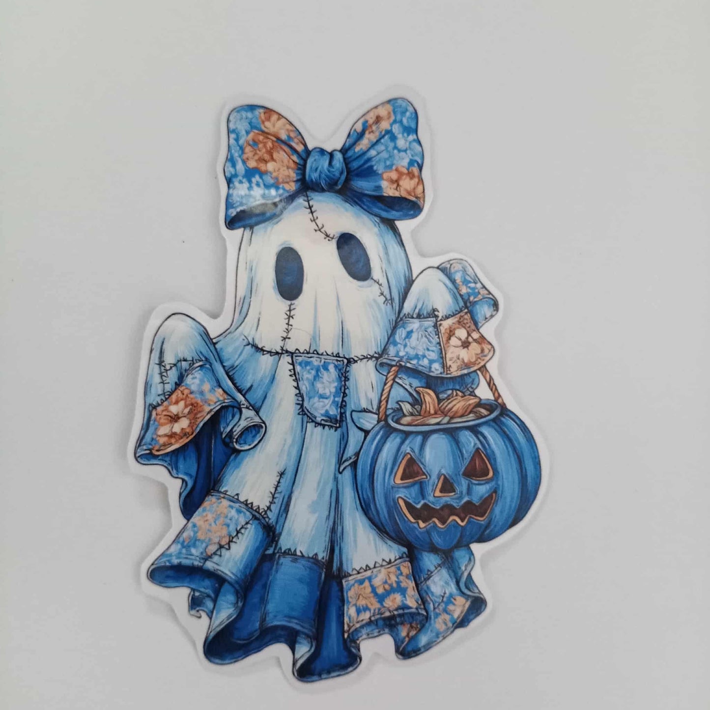 Vintage Denim Ghost Sticker 3PAK