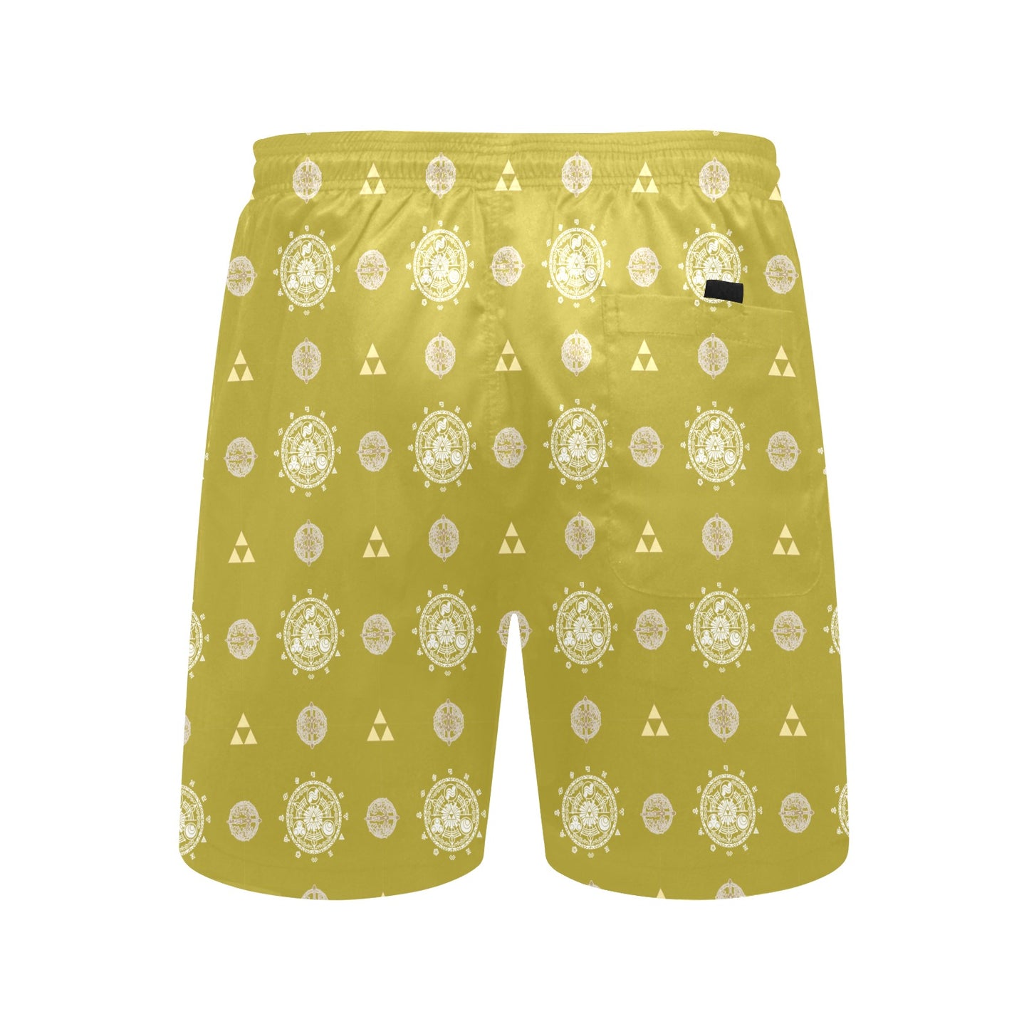 Golden Zelda trunks Men's Mid-Length Beach Shorts (Model L51)