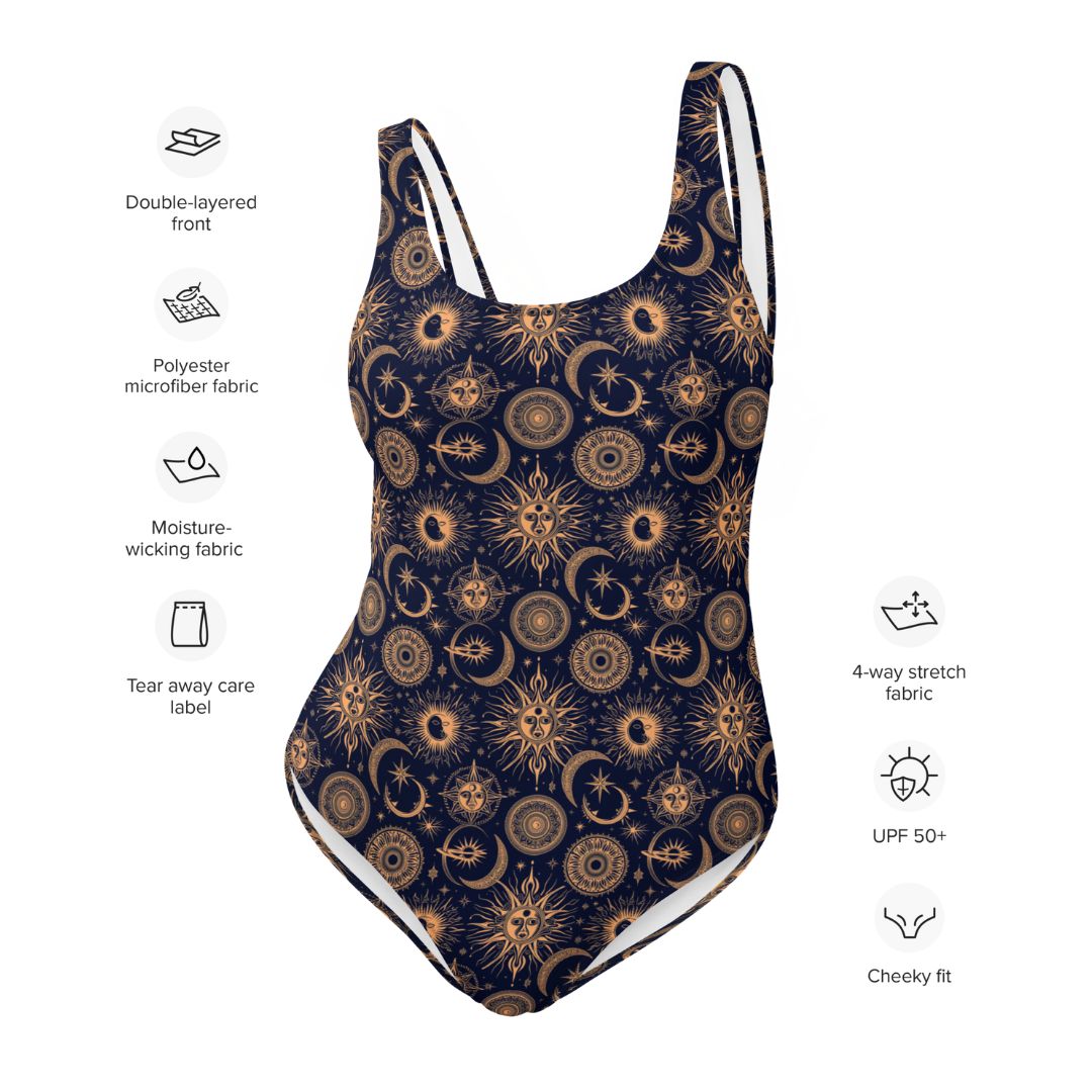My Sun and Moon Woman's One-Piece Swimsuit