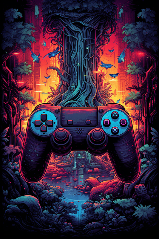 Video Game Controller Welcome to the Jungle Style HD Lock Screen, Phone Wallpaper