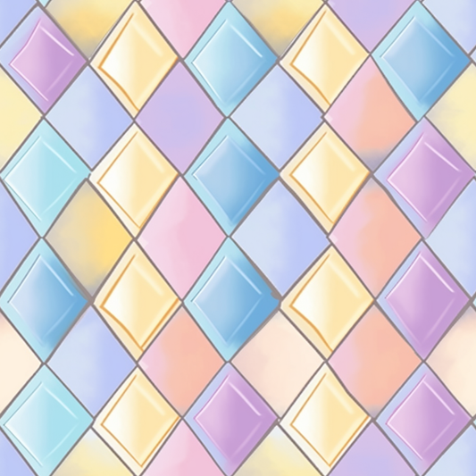 Pastel Diamonds Pattern