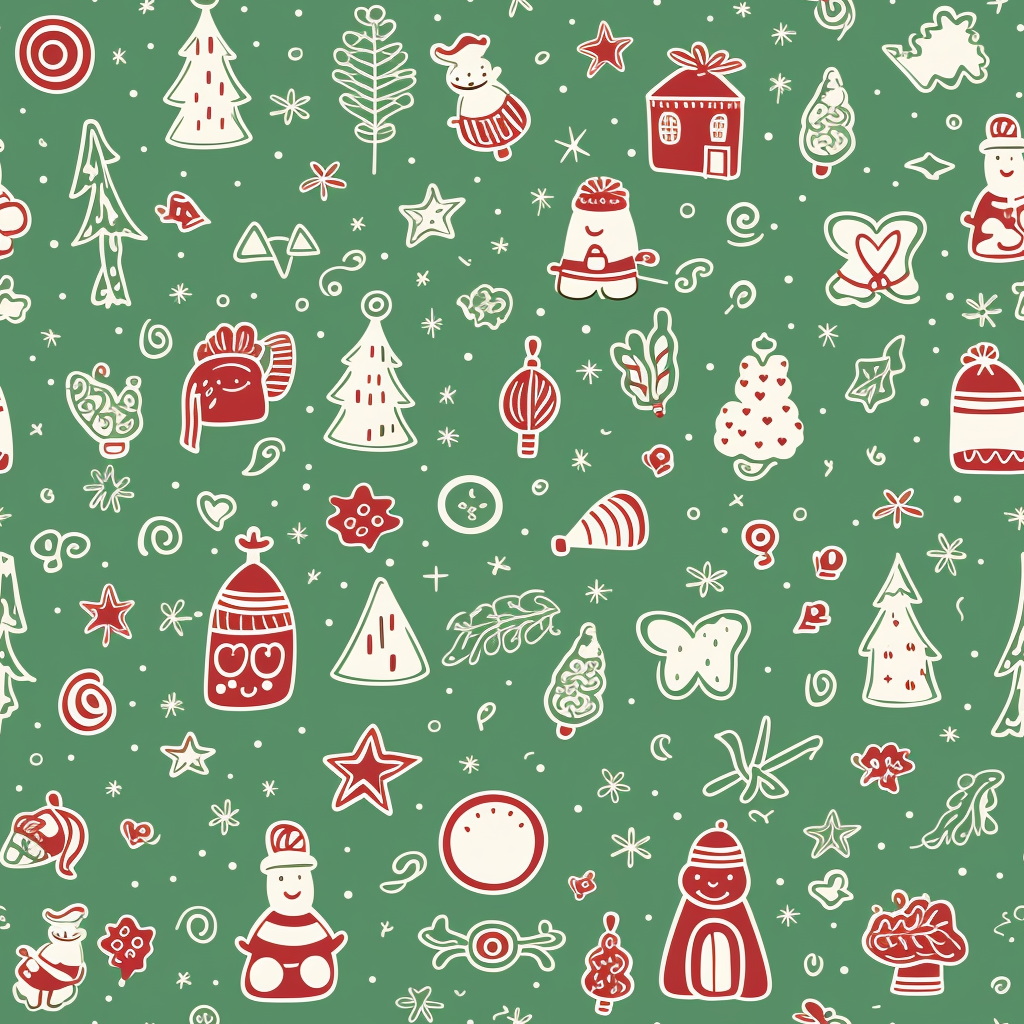 Christmas Pattern Bunddle for Sublimination, DTF, UVTF, Background, Fabric and Quilting