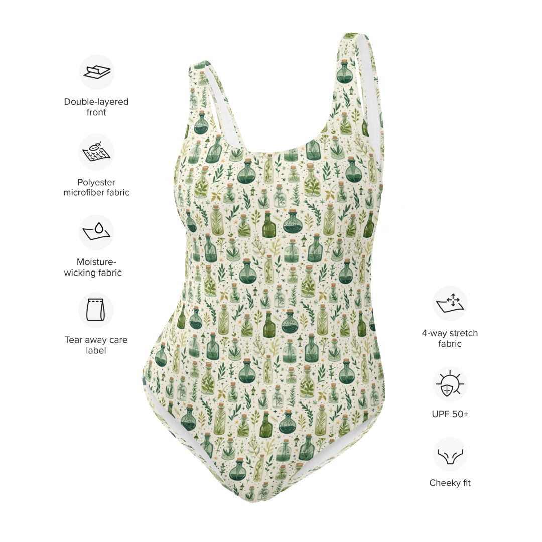 Bruja Verde Woman's One-Piece Swimsuit