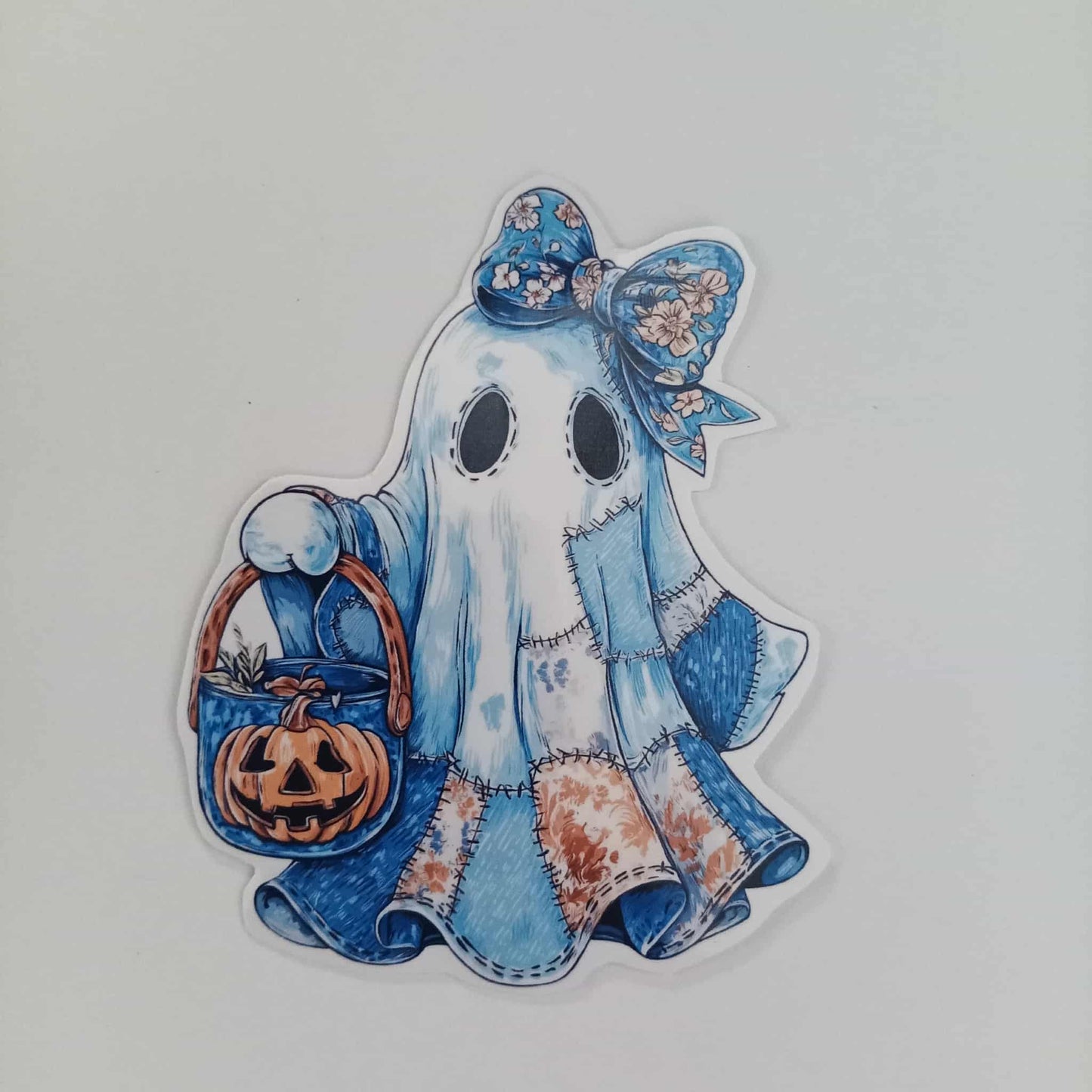 Vintage Denim Ghost Sticker 3PAK