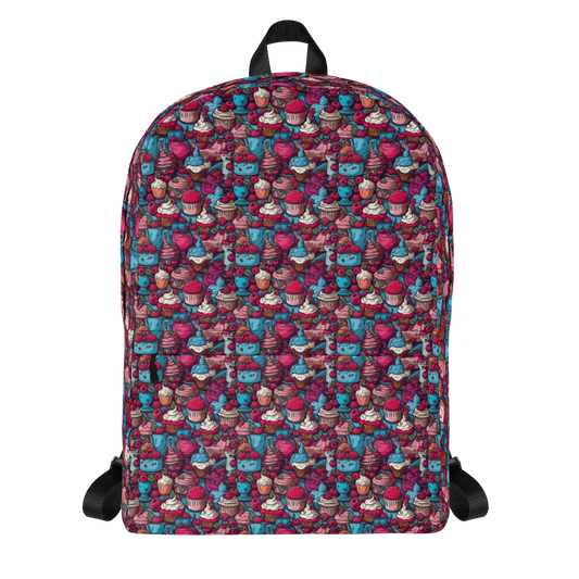 Buffet  Medium Size Backpack, Large Inside Pocket 15" Laptop, Hidden Pocket for Wallet, School Travel