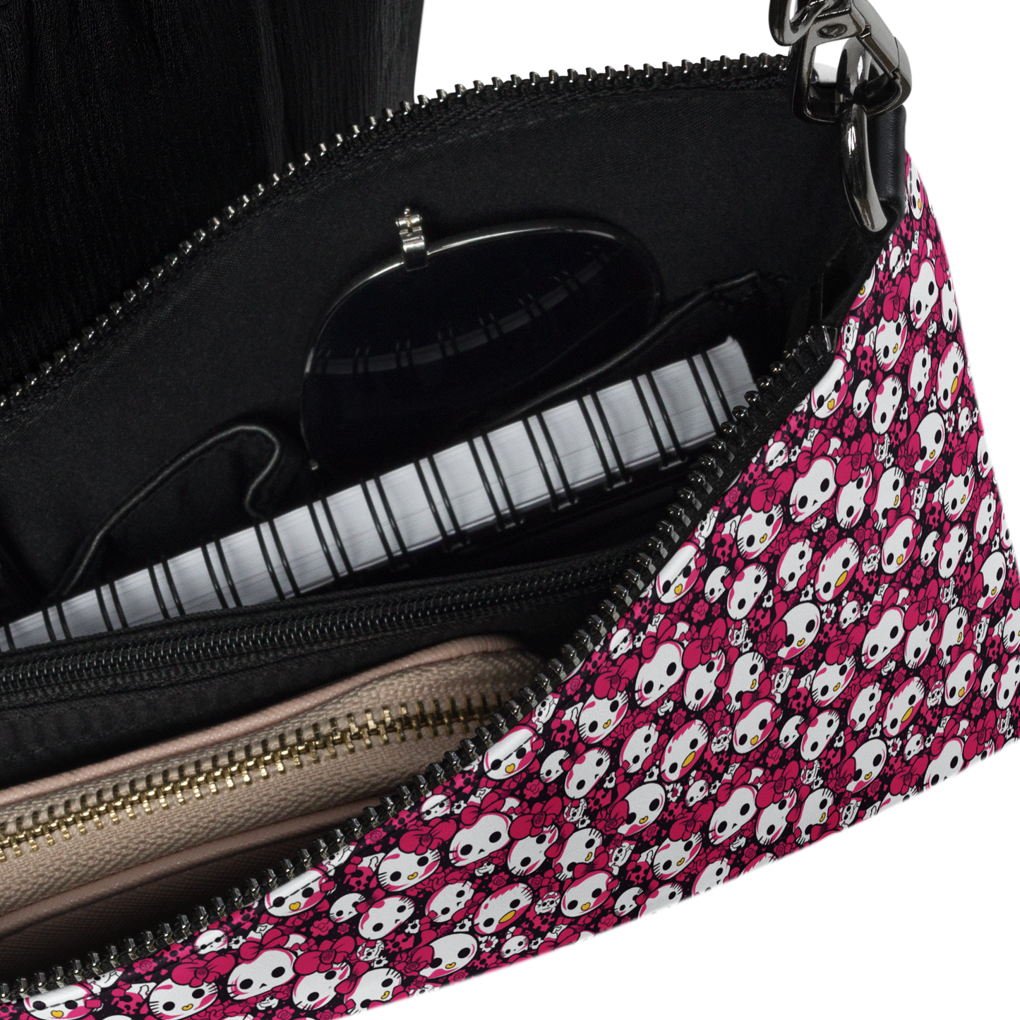 Kitty Cut Crossbody Bags For Women Trendy, Handbag Wallet Set With 2 Adjustable Strap