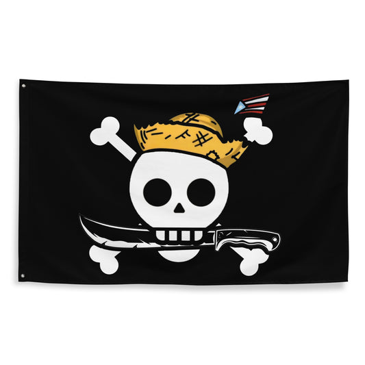 Borikua Pirate Resistance Flag