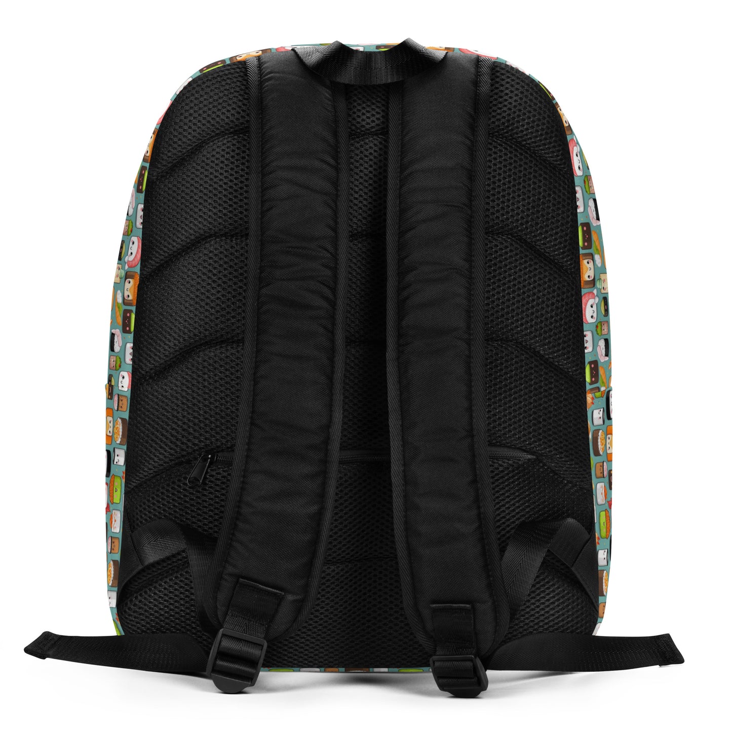 Sushi time Minimalist Backpack, Backpack with 15" inside pocket for Laptop, Hidden Pocket for Wallet, Lightweight well made