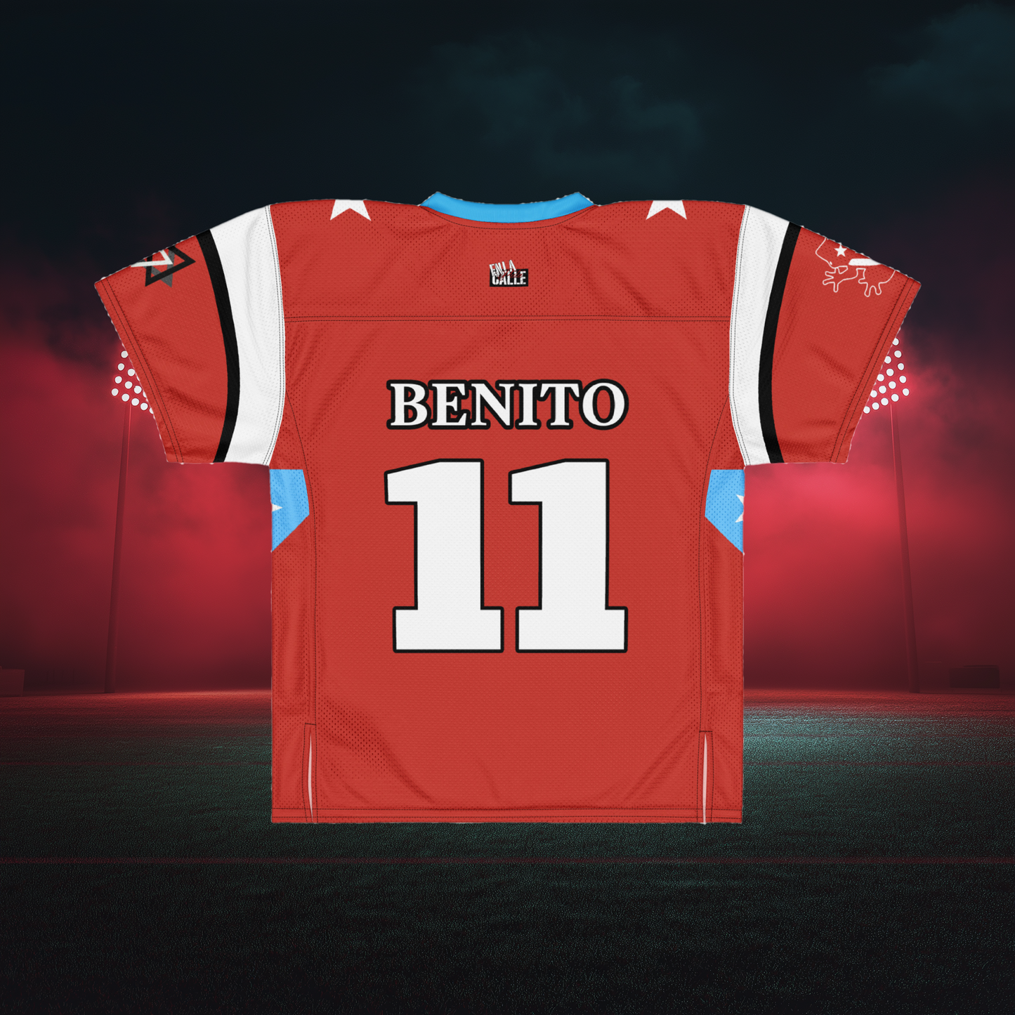 Puerto Rico x Bad Bunny Inspired Football American Football Jersey