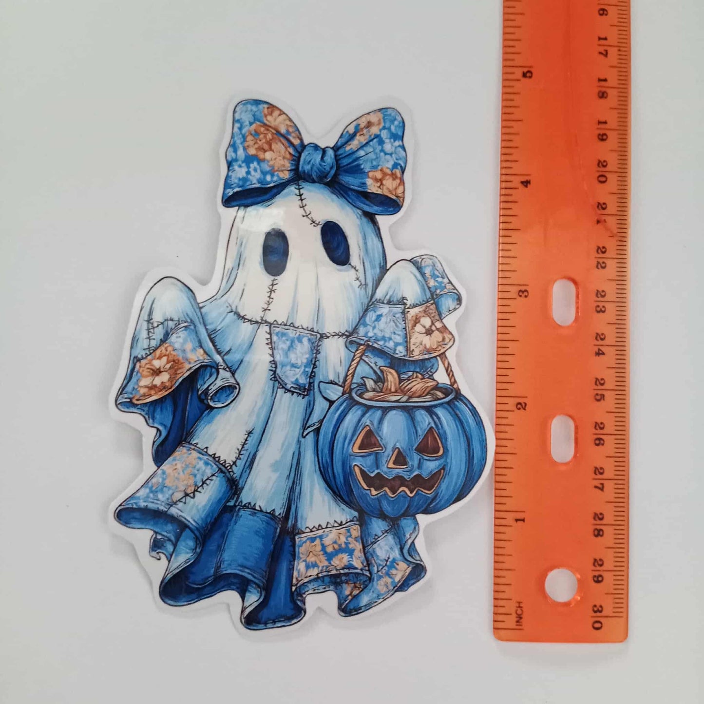 Vintage Denim Ghost Sticker 3PAK
