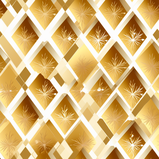 Gold Diamonds Pattern