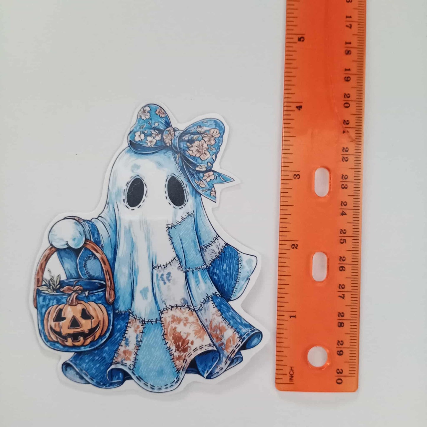Vintage Denim Ghost Sticker 3PAK
