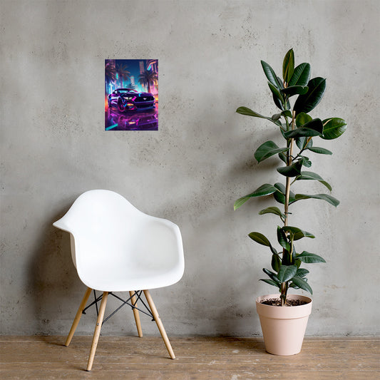 Miami Vice  Poster, Custom Backdrop Personalized Custom Posters, Wall Posters for Bedroom, Wall Décor