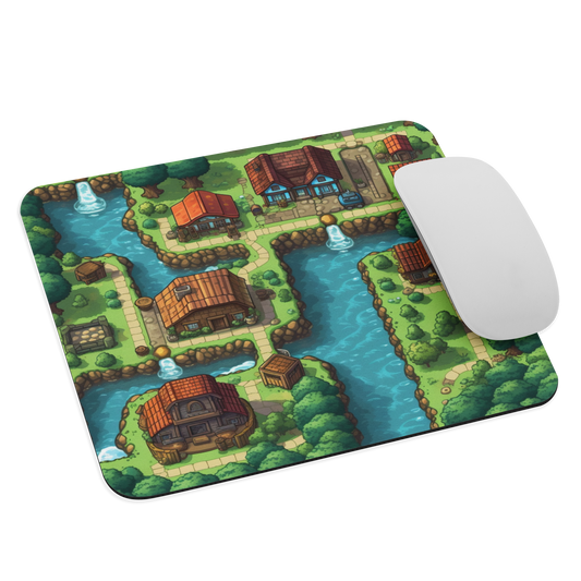 Classic RPG Small Mousepad for Desktops, Non-Slip Rubber Base, Waterproof Mouse Mat, Mini Mouse Pad for Women Kids Men, Gaming Mouse Mat for Computer Laptop Home Office