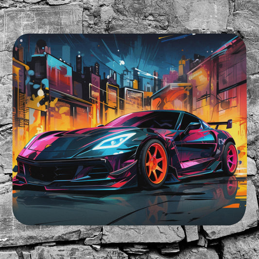 Car Collection #2 Small Mousepad for Desktops, Non-Slip Rubber Base, Waterproof Mouse Mat, Mini Mouse Pad for Women Kids Men, Gaming Mouse Mat for Computer Laptop Home Office