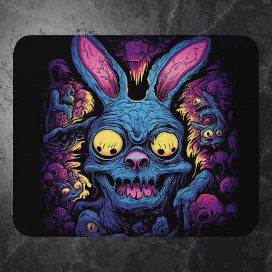 Mad Bunny Small Mousepad for Desktops, Non-Slip Rubber Base, Waterproof Mouse Mat, Mini Mouse Pad for Women Kids Men, Gaming Mouse Mat for Computer Laptop Home Office