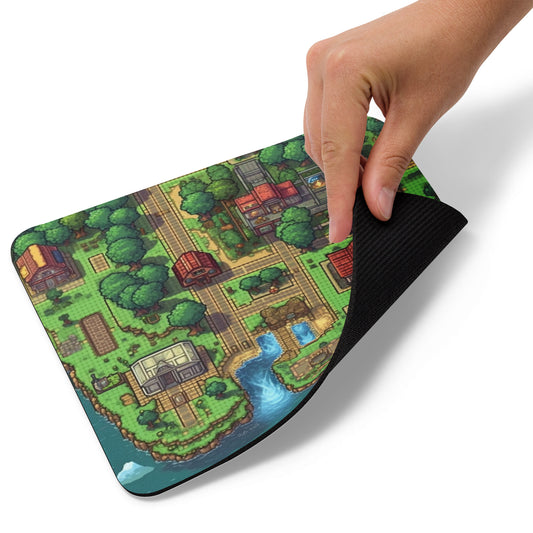 Costa Pixel Small Mousepad for Desktops, Non-Slip Rubber Base, Waterproof Mouse Mat, Mini Mouse Pad for Women Kids Men, Gaming Mouse Mat for Computer Laptop Home Office