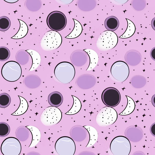 Purple Moon Pattern