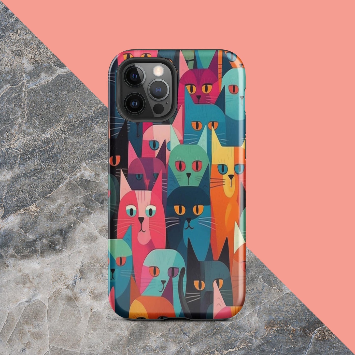 Cat Lady Tough Case, Shockproof Phone Case,Cool Designed Phone Cases, Pocket-friendly