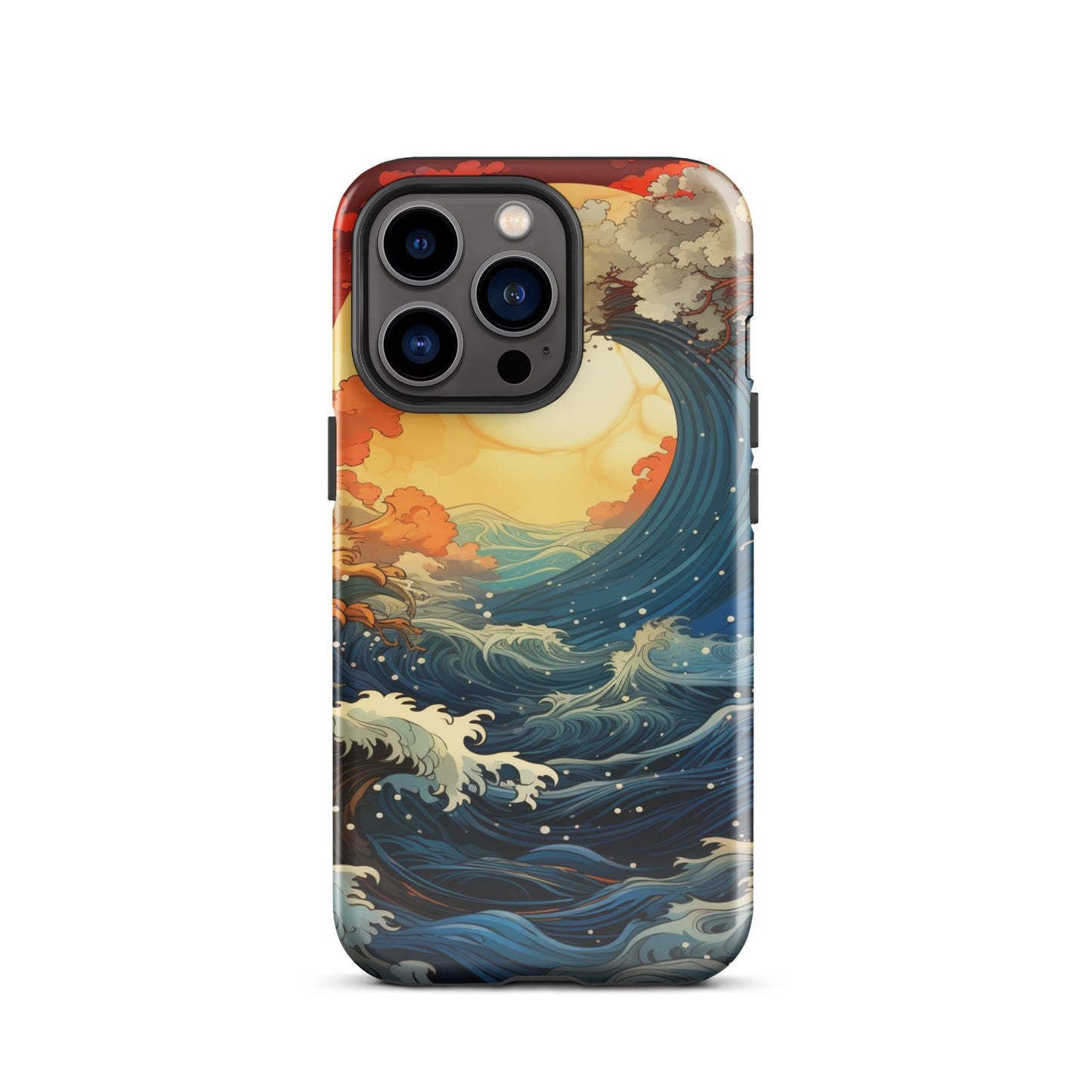 Ocean Tide Tough Case, Shockproof Phone Case,Cool Designed Phone Cases, Pocket-friendly