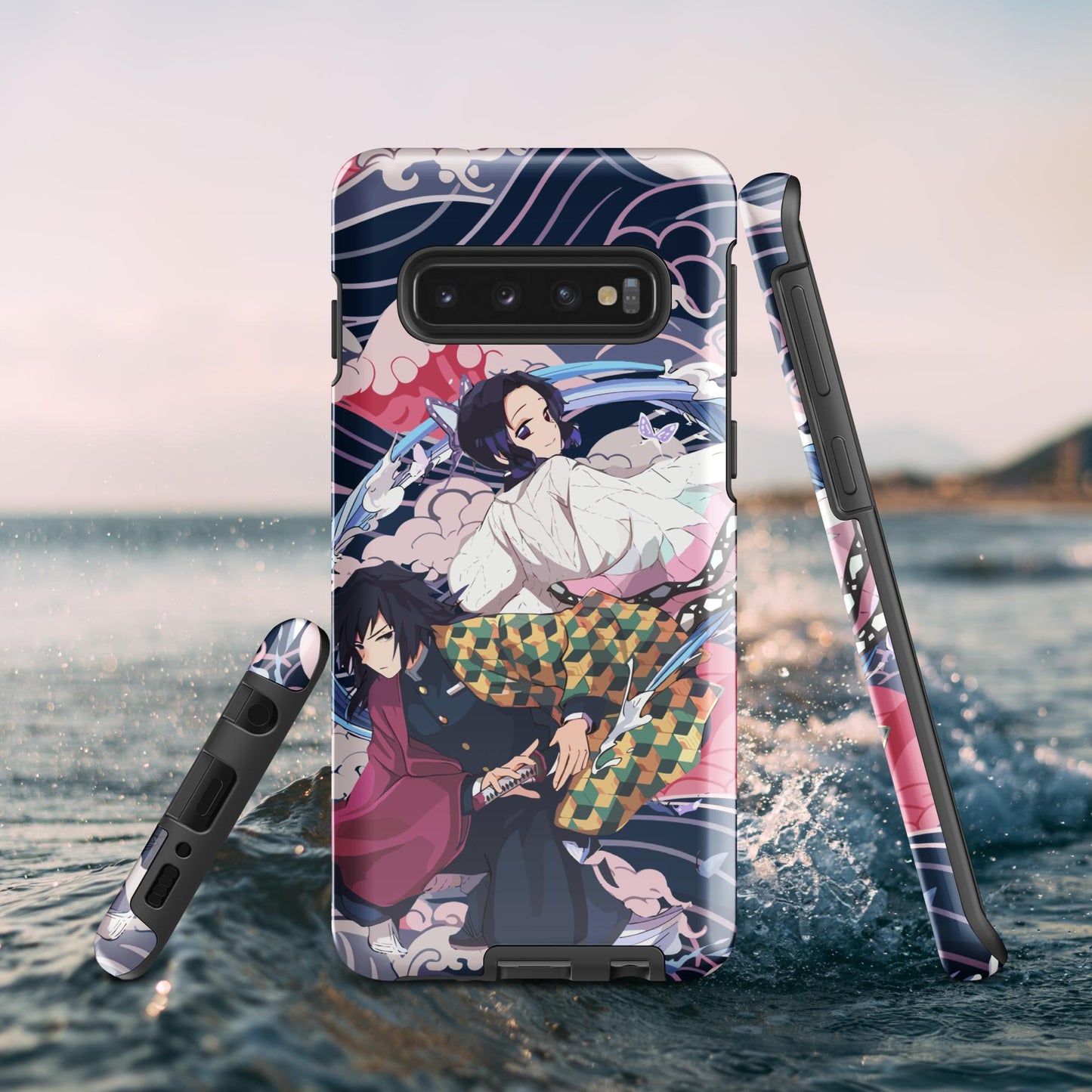 Shinobu Kocho & Giyu Tomioka Tough case for Samsung®, Shockproof Phone Case, Anime Designed Phone Cases, Pocket-friendly