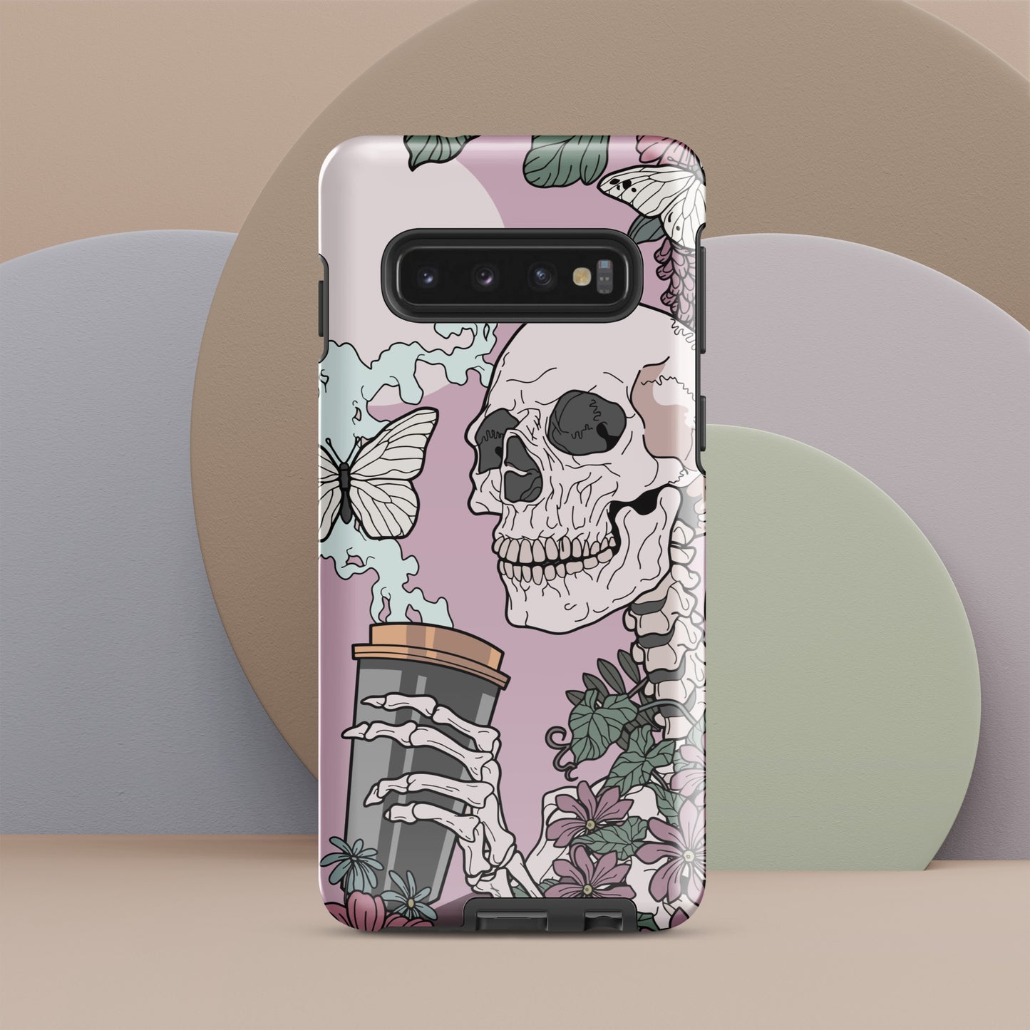 I'm Dead Without My Coffee Tough case for Samsung®,  Shockproof Phone Case, Anime Designed Phone Cases, Pocket-friendly