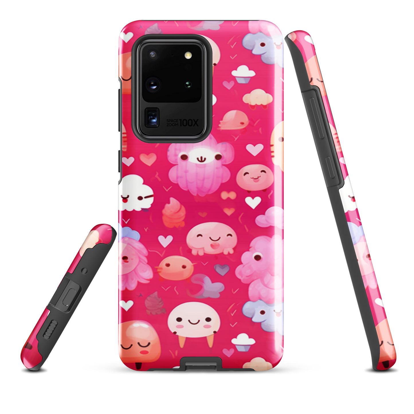 Pink and Fluffy Tough Case, Shockproof Phone Case,Cool Designed Phone Cases, Pocket-friendly