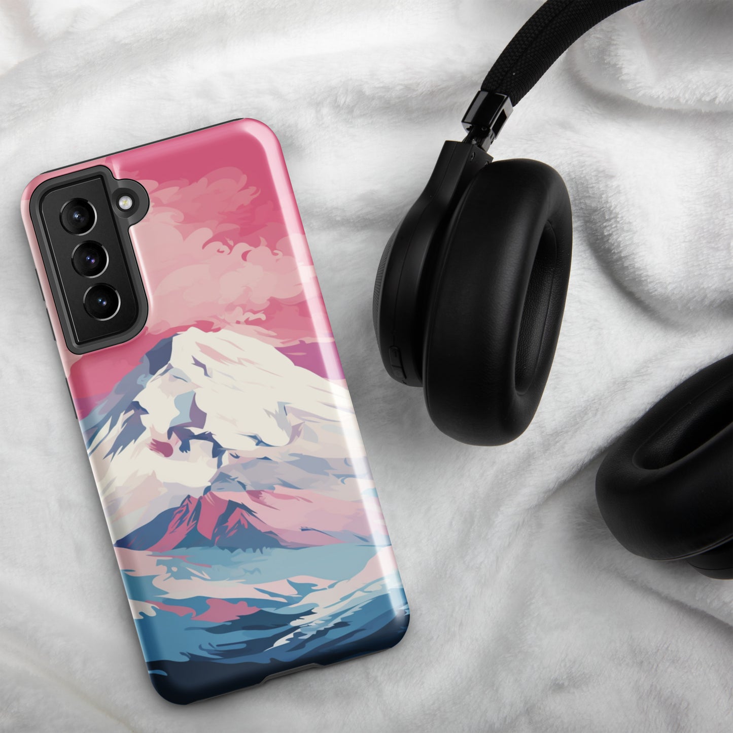 Pastel Mountain Tough Case, Shockproof Phone Case,Cool Designed Phone Cases, Pocket-friendly