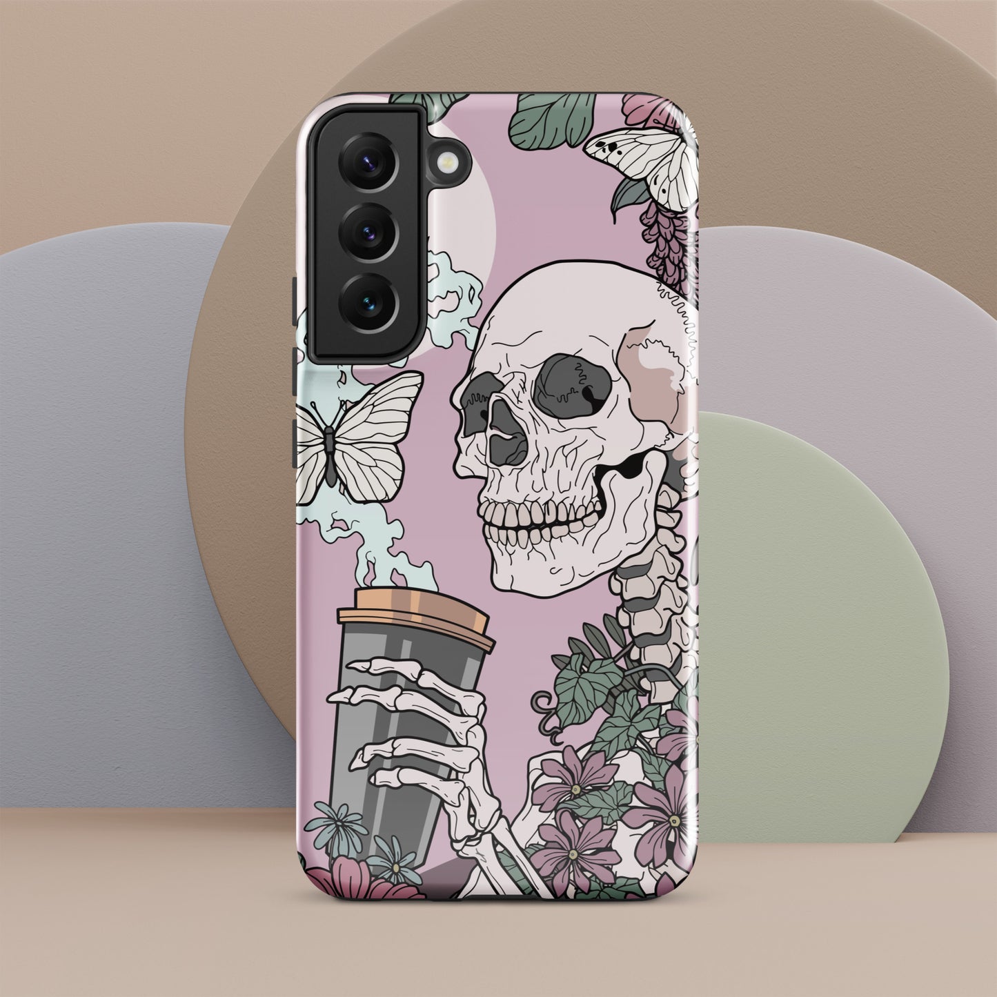 I'm Dead Without My Coffee Tough case for Samsung®,  Shockproof Phone Case, Anime Designed Phone Cases, Pocket-friendly