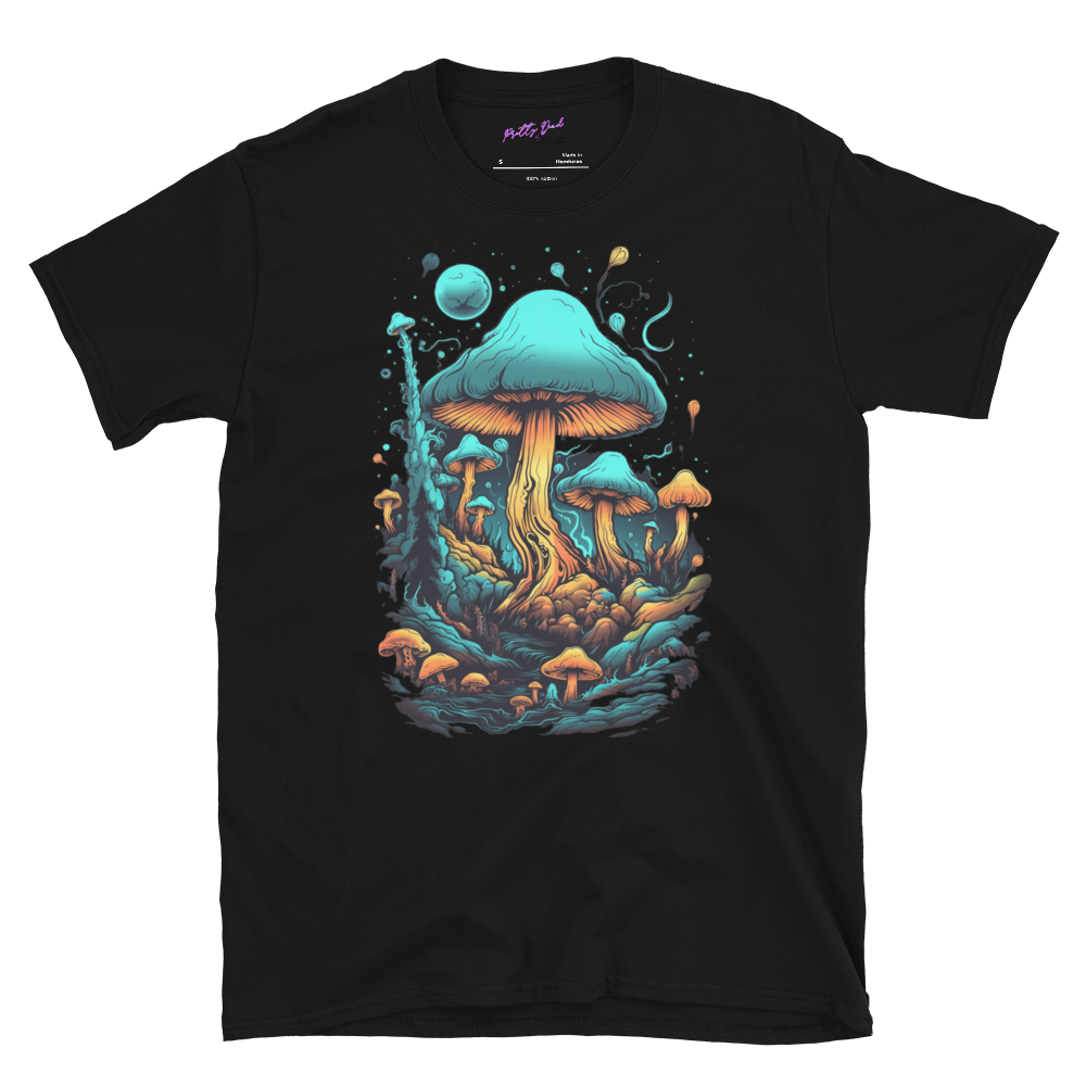 Shrooms  Graphic T-Shirt, Premium Graphic Tees, Cool Design T Shirts,  Streetwear Casual Summer Tops T-Shirt Unisex