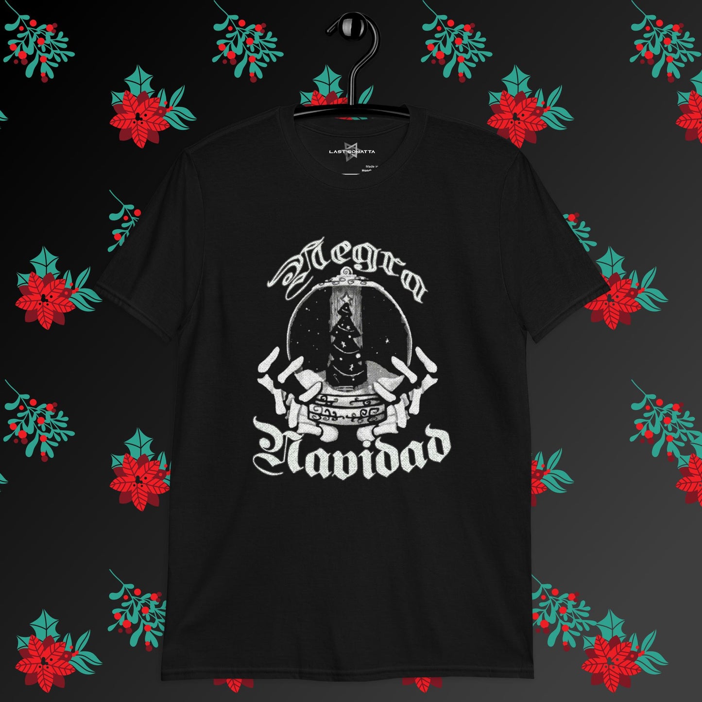 Negra Navidad Dark Christmas Theme Short-Sleeve Unisex T-Shirt