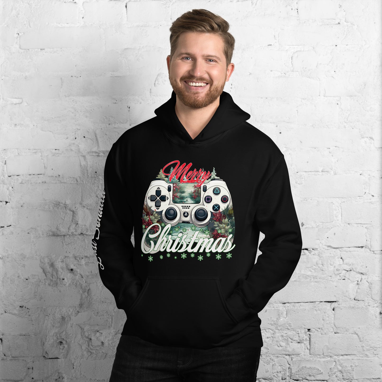 Gamer Christmas Theme Unisex Hoodie