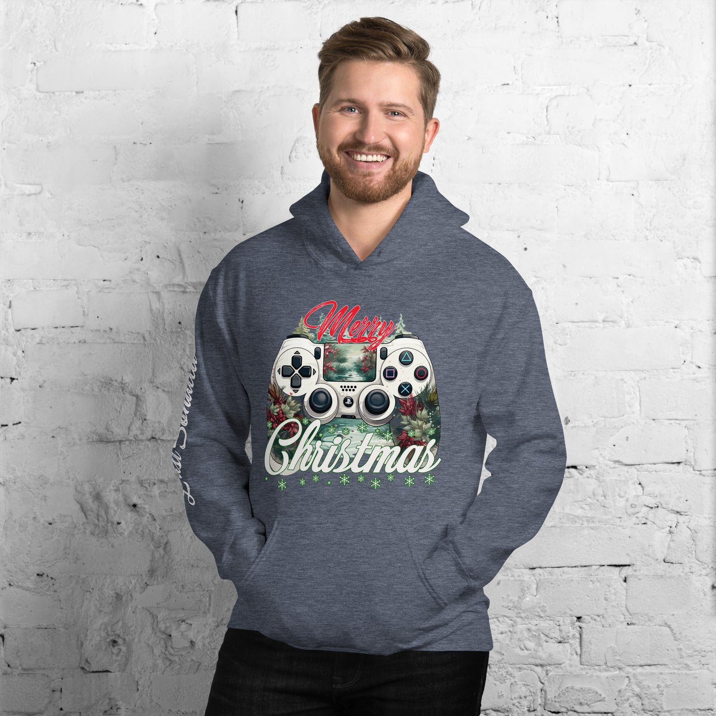 Gamer Christmas Theme Unisex Hoodie