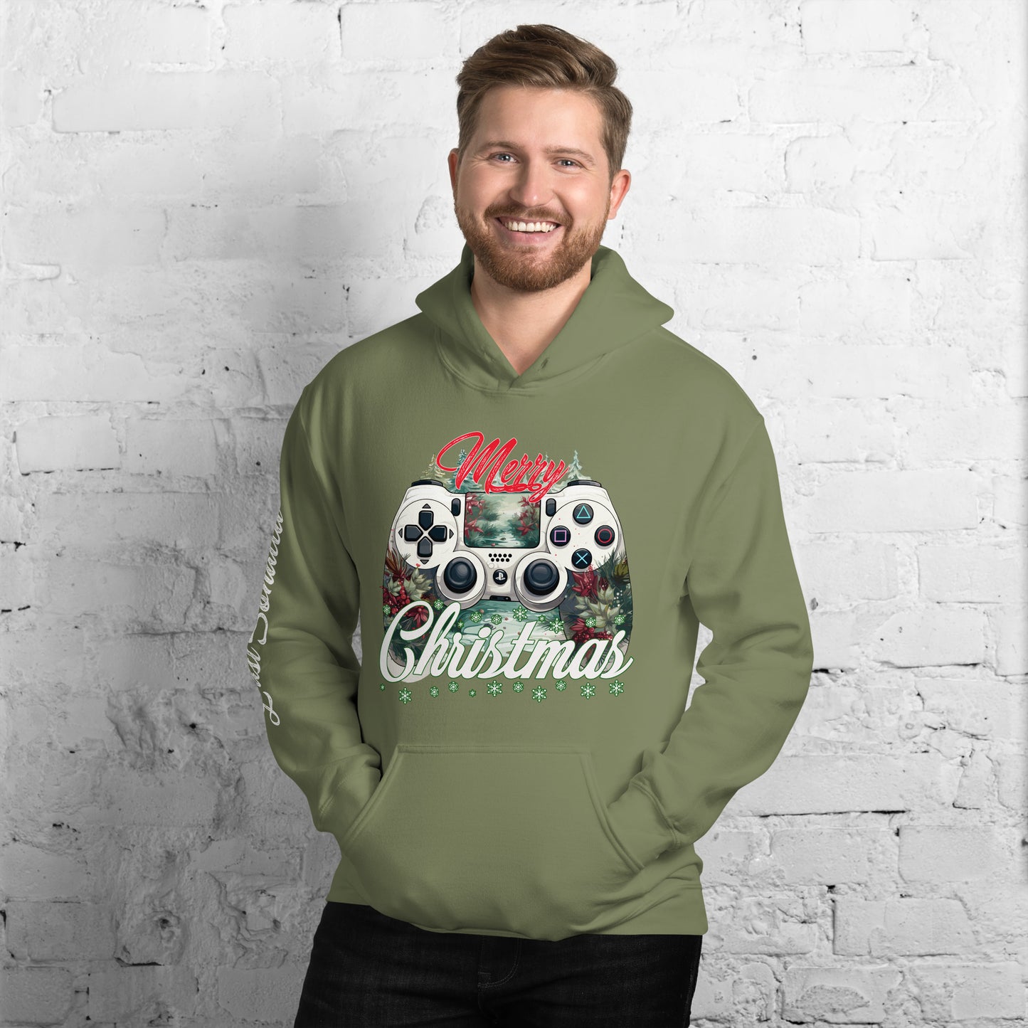 Gamer Christmas Theme Unisex Hoodie