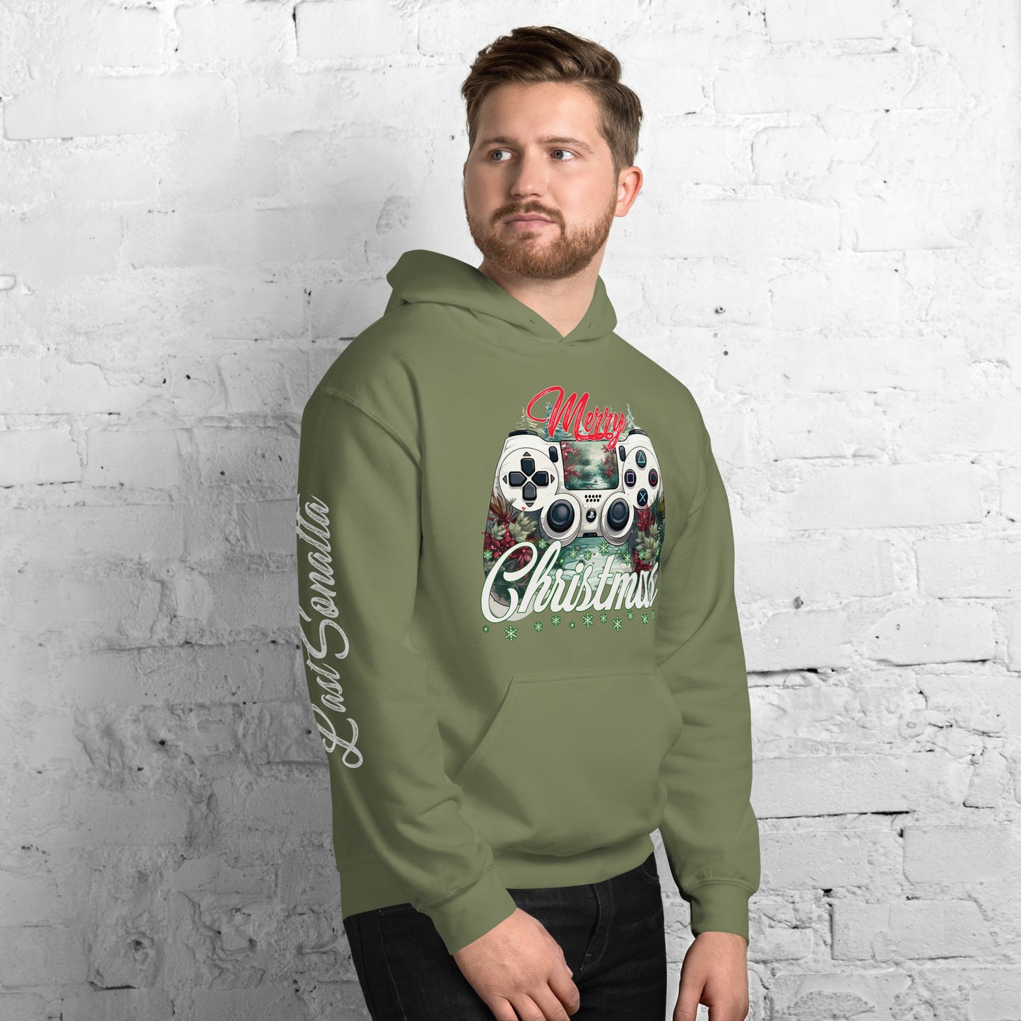 Gamer Christmas Theme Unisex Hoodie