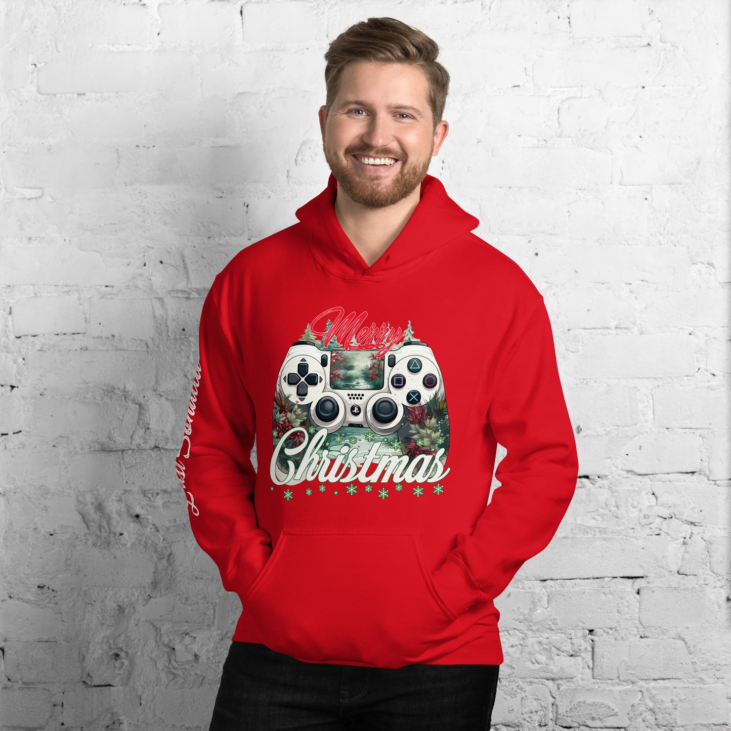 Gamer Christmas Theme Unisex Hoodie